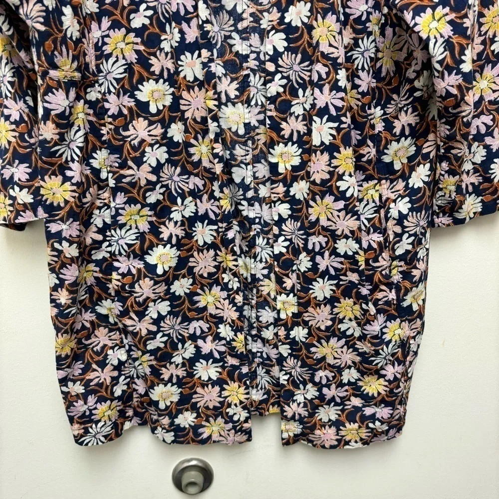 Madewell Short Robe Jacket in Poolhouse Floral